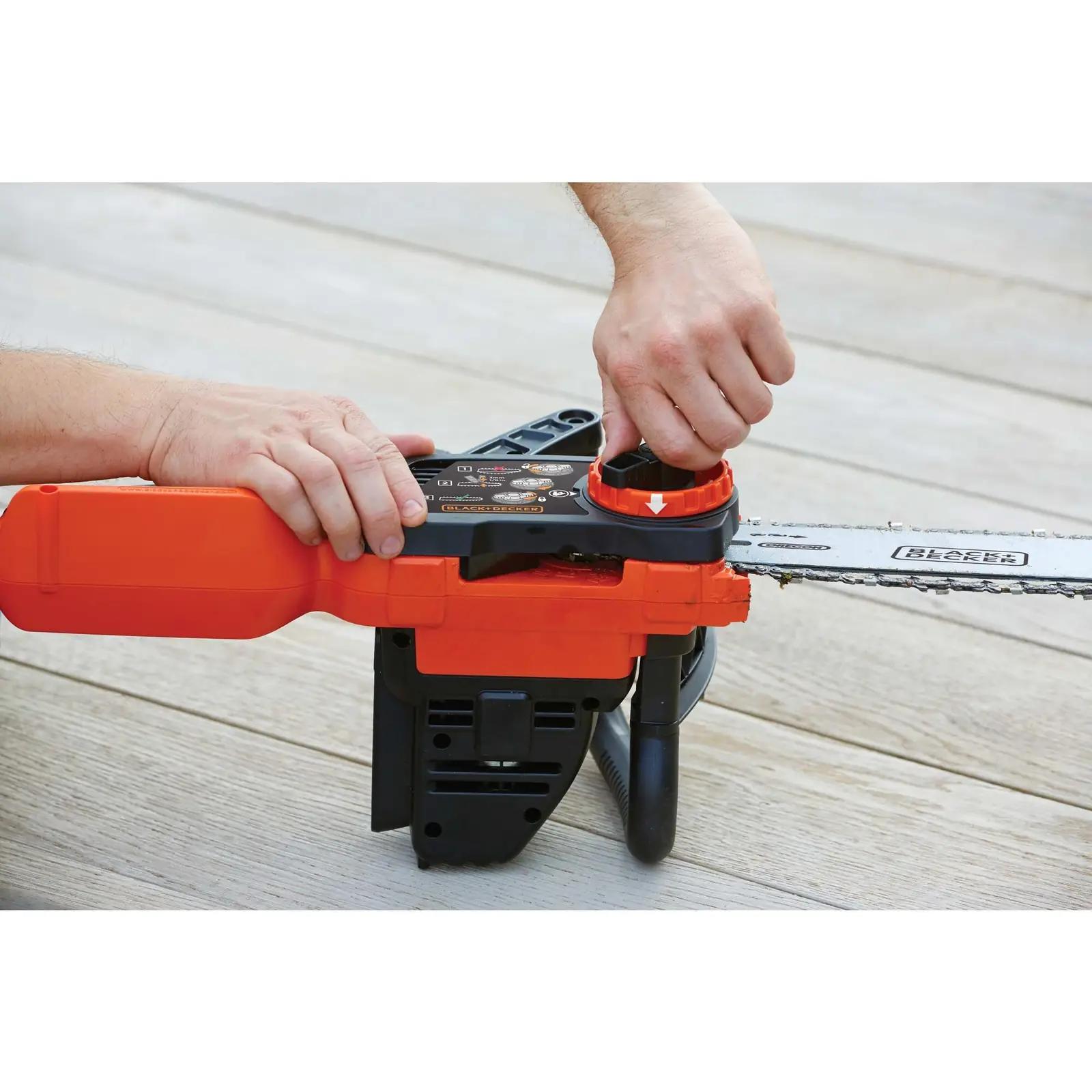 BLACK+DECKER kerge akukettas SAEGE 25 cm lõikamiseks aias – lisavaade