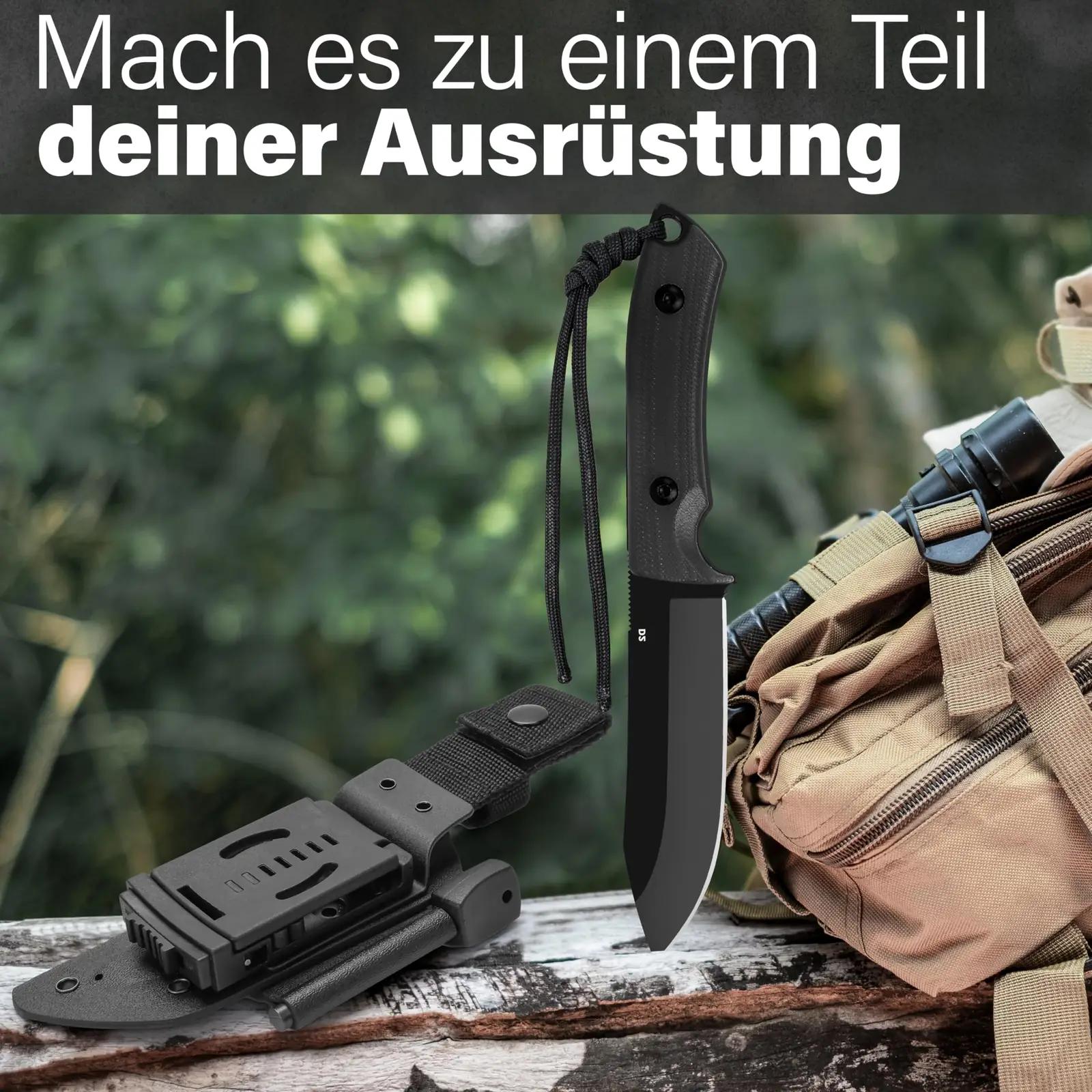 GREIFS D2 terasest taktikaline bushcraft-nuga koos kaitsmega – pilt 7