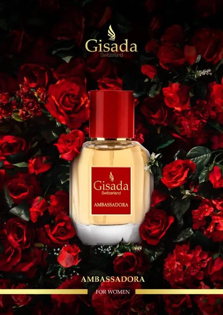 Gisada luksuslik Ambassadora parfüüm — soe ja puuviljane 100 ml – detailne vaade