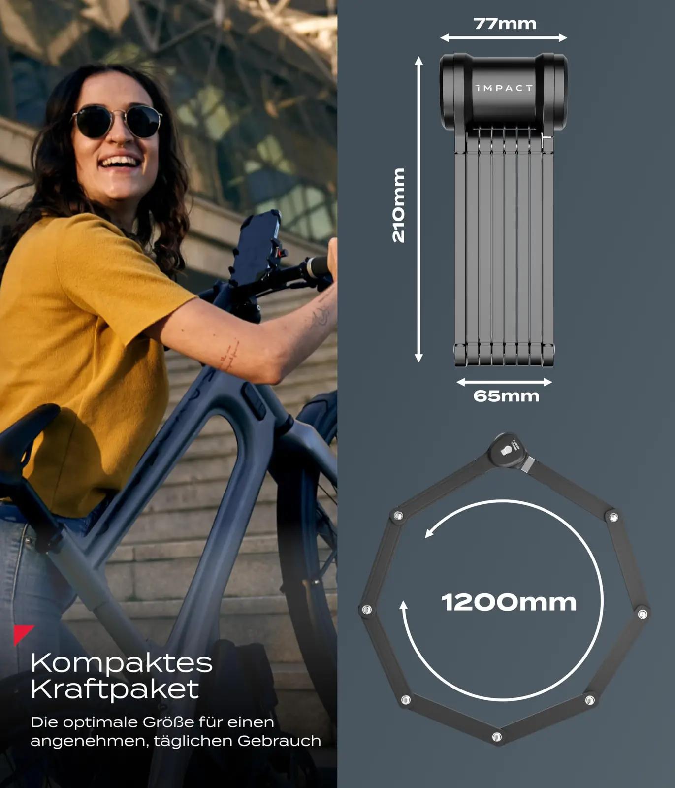 IMPACT BIKE ACCESSORIES tugev FlexLock 15 — vastupidav lukustus – pilt 6