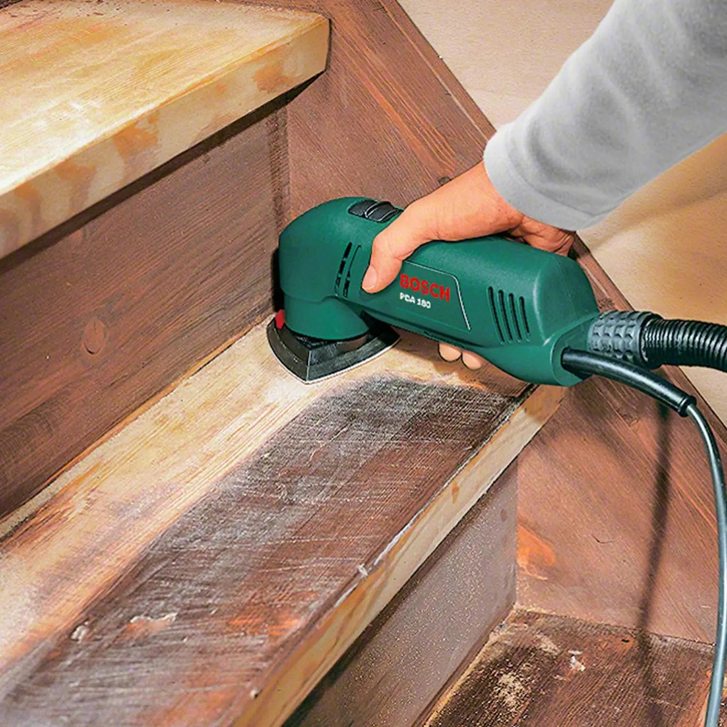 Bosch käepärane ripats charm — PDA 180 lihvija puidule ja – pakend ja tarvikud