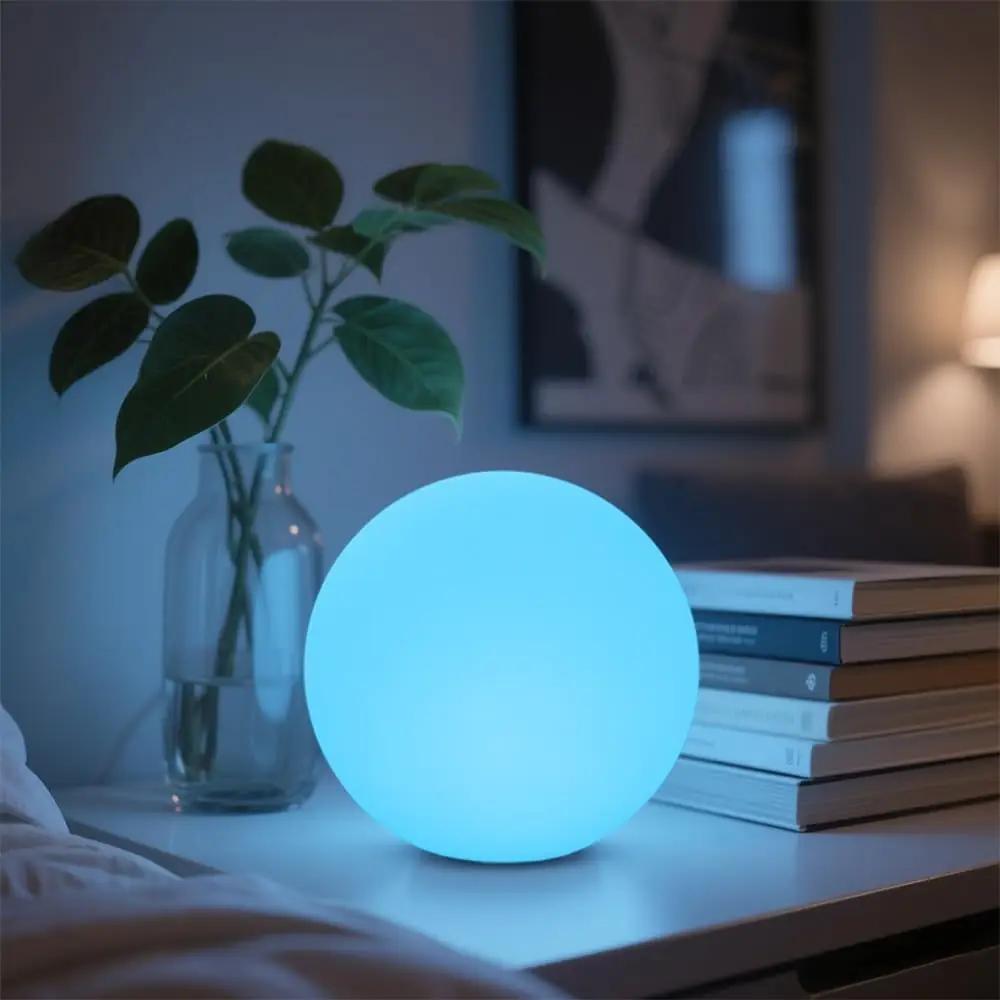 Mr.Go USB-laetav 25cm RGB kuupidav lampe – õhtu- ja aiateema – pilt 8