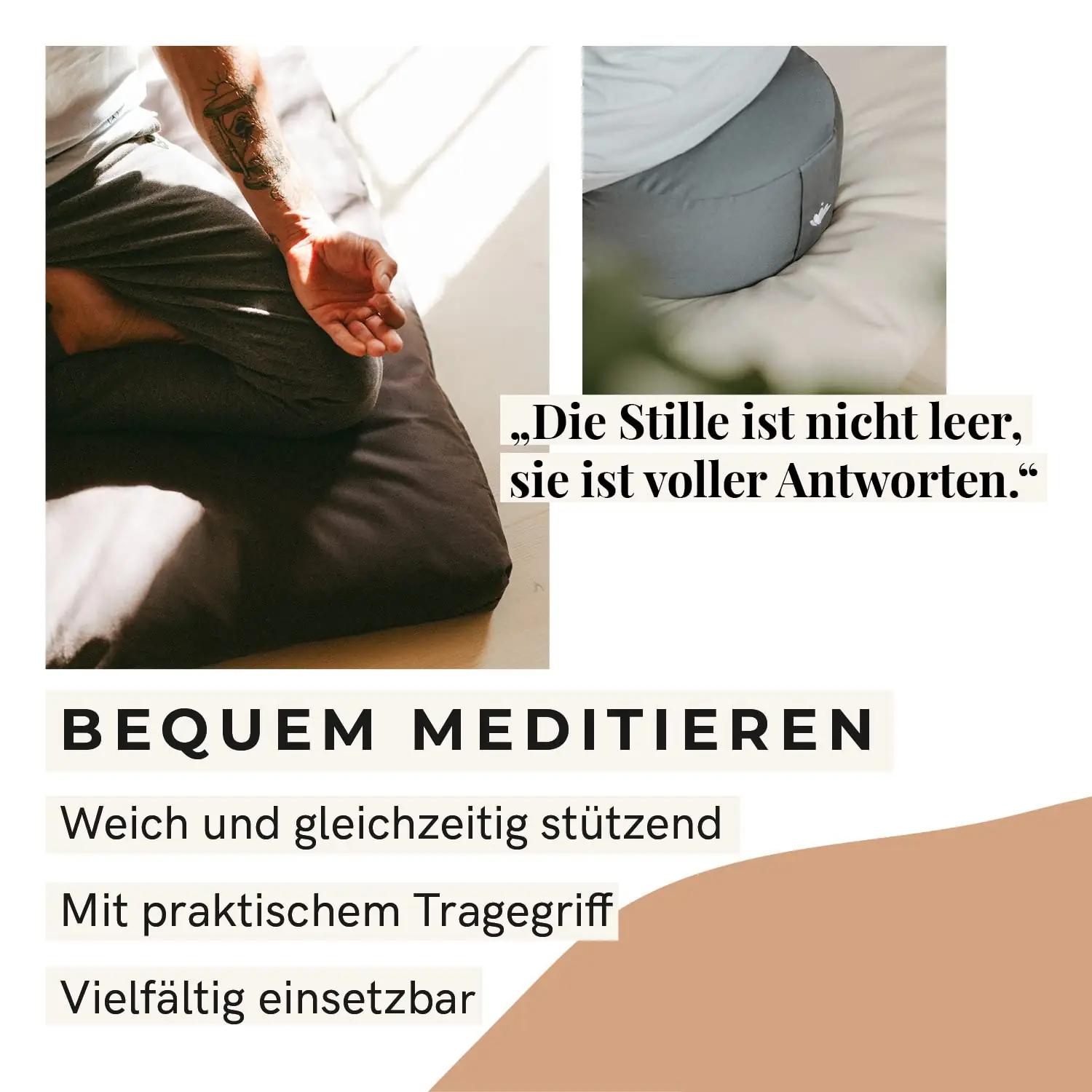 Lotuscrafts puuvillane meditatsioonipatja — ergonoomiline iste – pilt 7