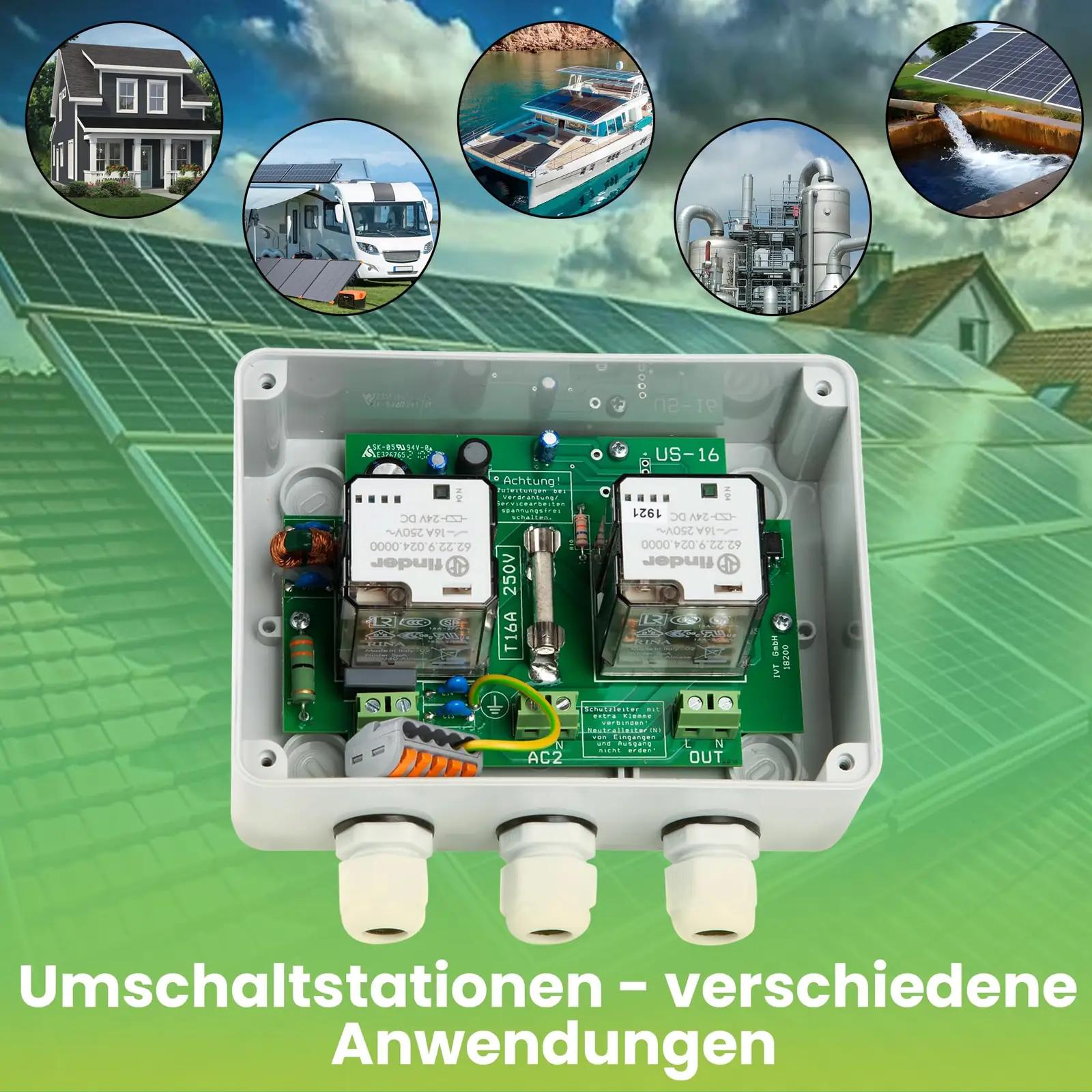 Offgridtec vaheldusjaam kodusele UPS-ühendusele 16A 3600W – lisavaade
