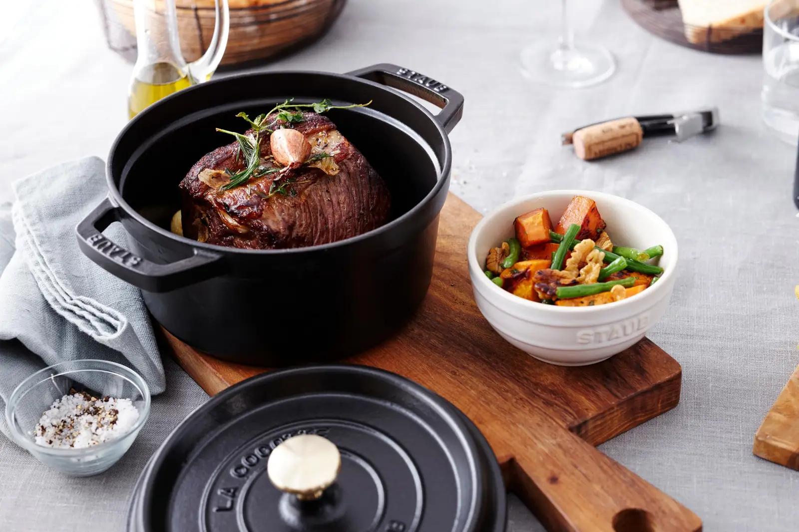 STAUB malmist cocotte 20 cm — vastupidav pann-keedunõu – lisavaade