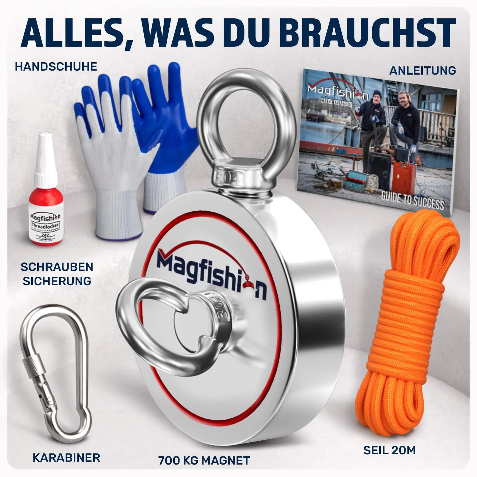 Magfishion tugev neodüüm magnetfishing komplekt – pilt 8