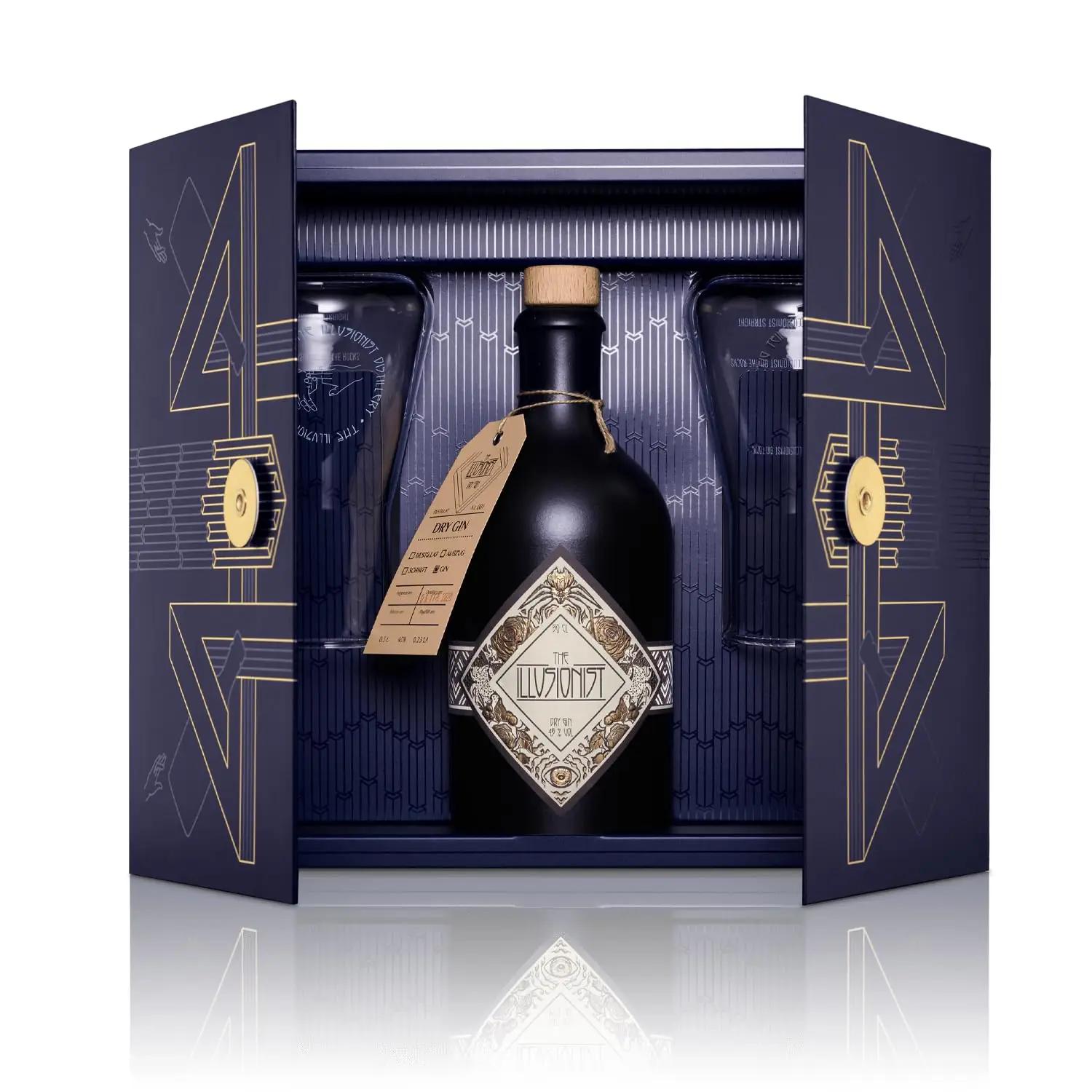 The Illusionist Distillery kuiv džinn – elegantne kinkebox 500 ml