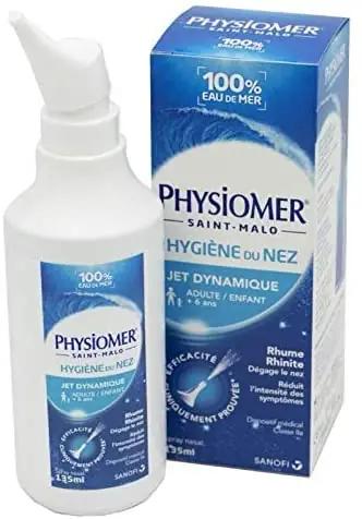 PHYSIOMER looduslik meresool ninapuhastuseks ja hingamiseks – detailne vaade