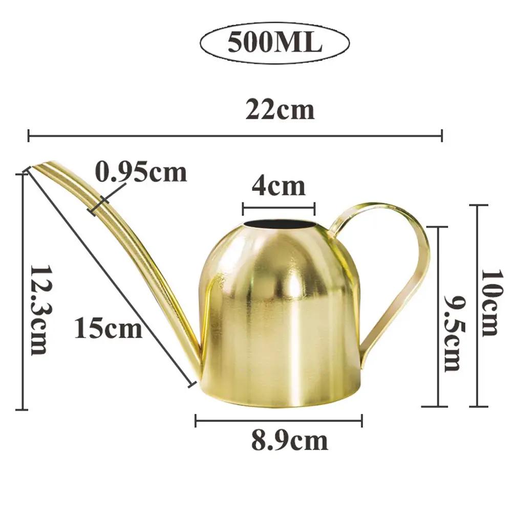 Hggzeg roostevaba väike kastekann – elegantne kuldne 500 ml – pilt 6