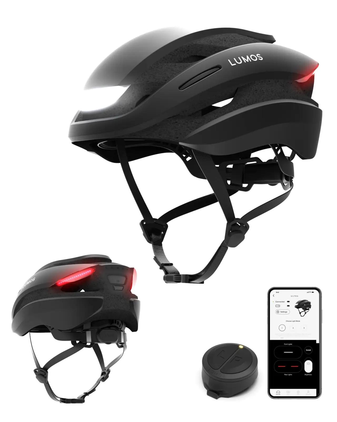 Lumos nutikas jalgrattahelm – LED-valgus ja Bluetooth ühendus
