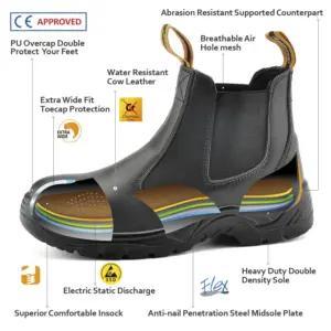 SAFETOE SF8025 töö ja turvalisus – detailne lähivaade