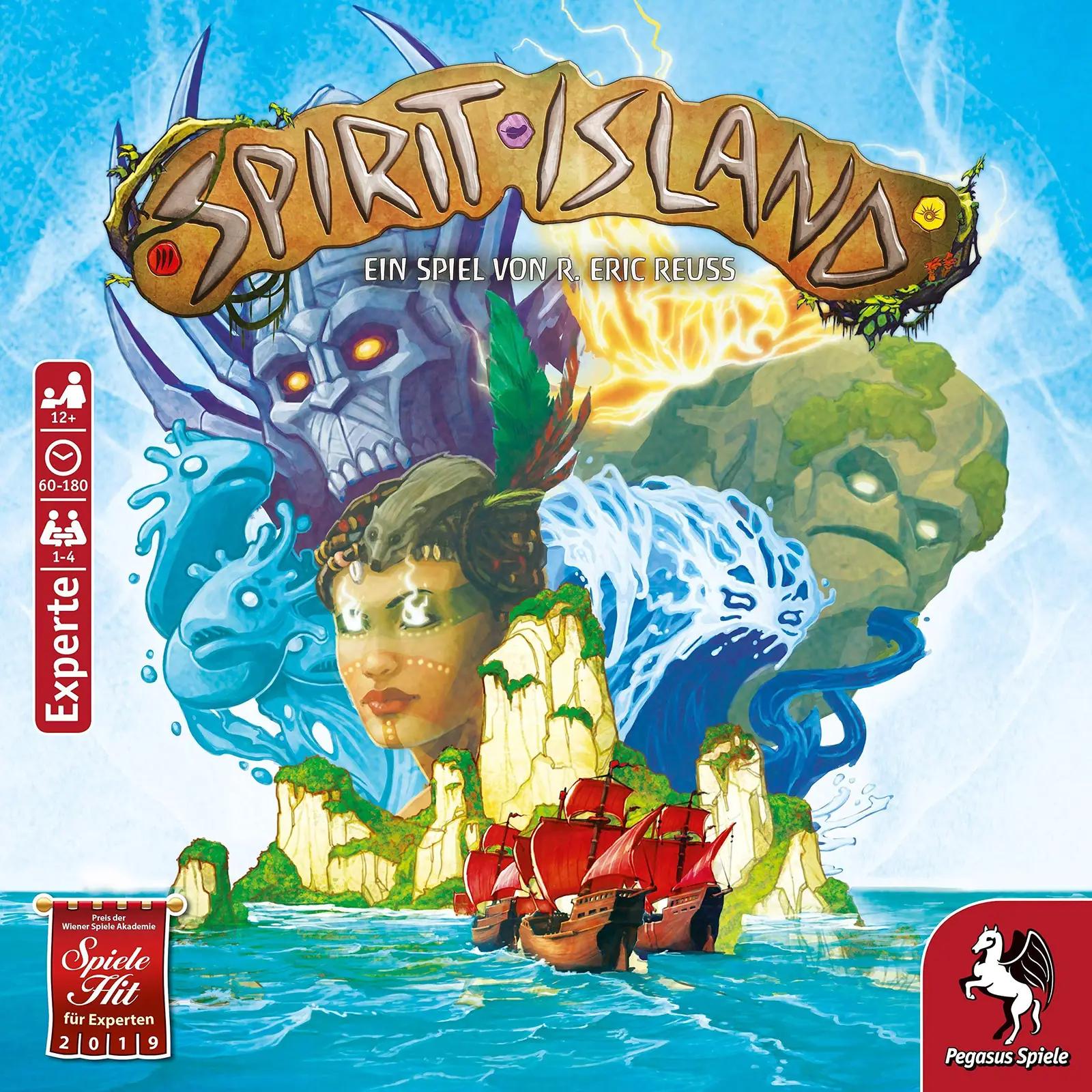 Pegasus Spiele lauamäng Spirit Island – mitmevärviline pere mäng