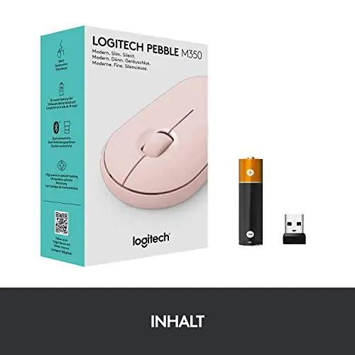 Logitech roosa õrn Pebble-hiir kontorisse ja kingiks – pilt 10