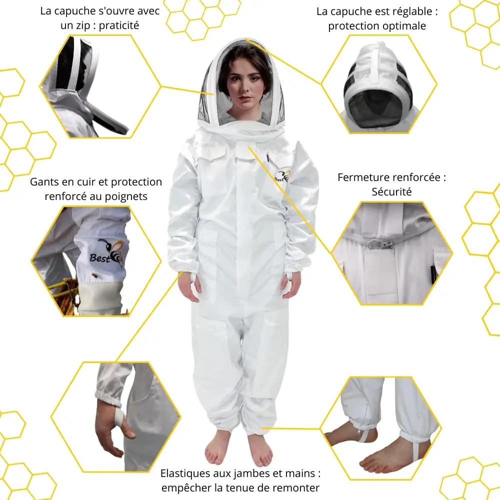 Best Bee kaitseriietus – detailne lähivaade