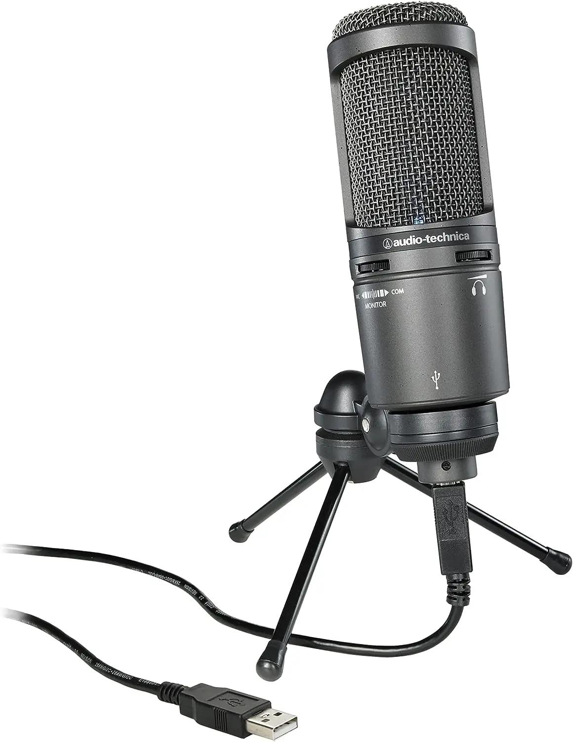 Audio-Technica kvaliteetne kondensatormikrofon stuudiokasutuseks