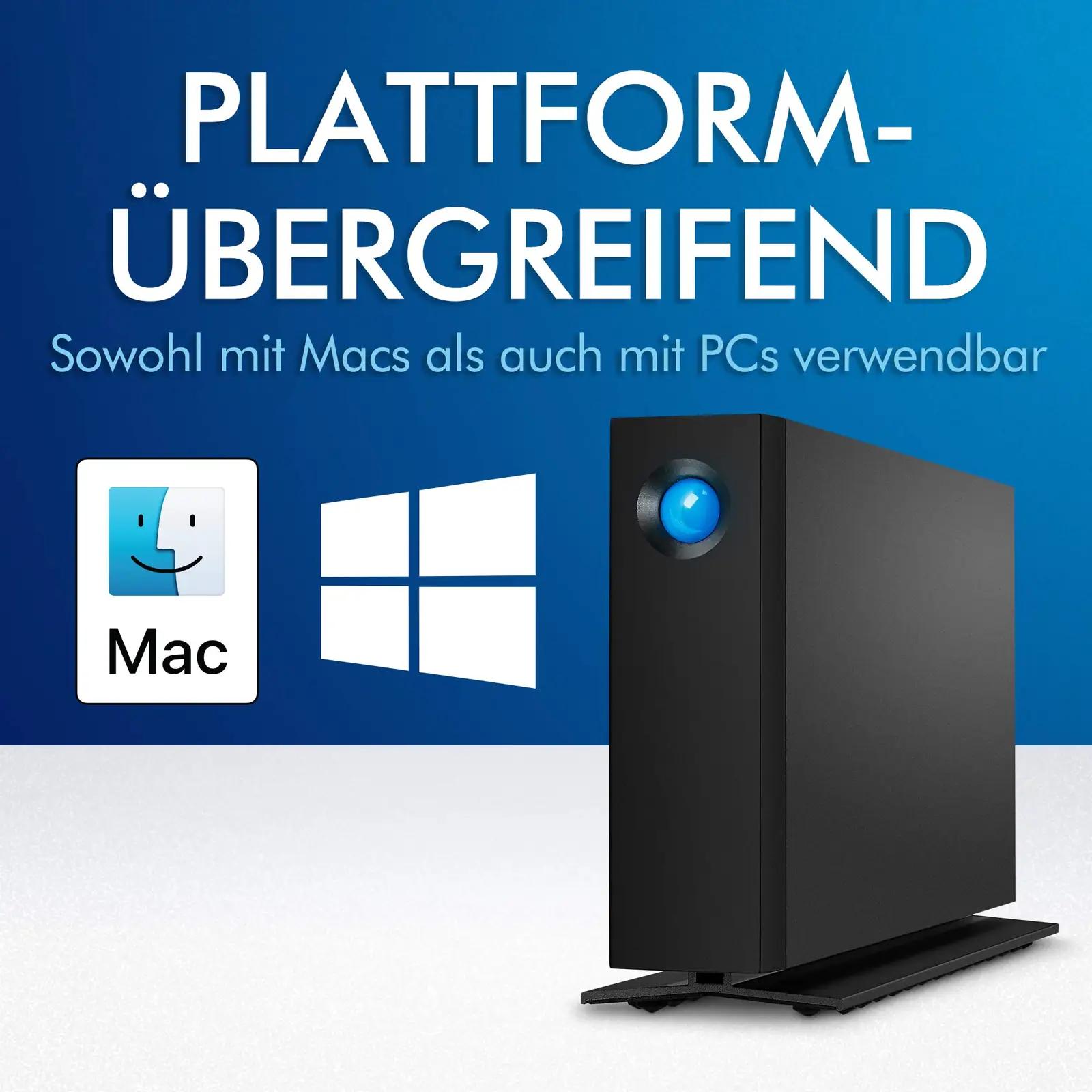 LaCie d2 Professional 8TB must väline kõvaketas – kasutusnäide