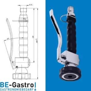 BE-Gastro dušid ja dušipaigaldus – detailne lähivaade