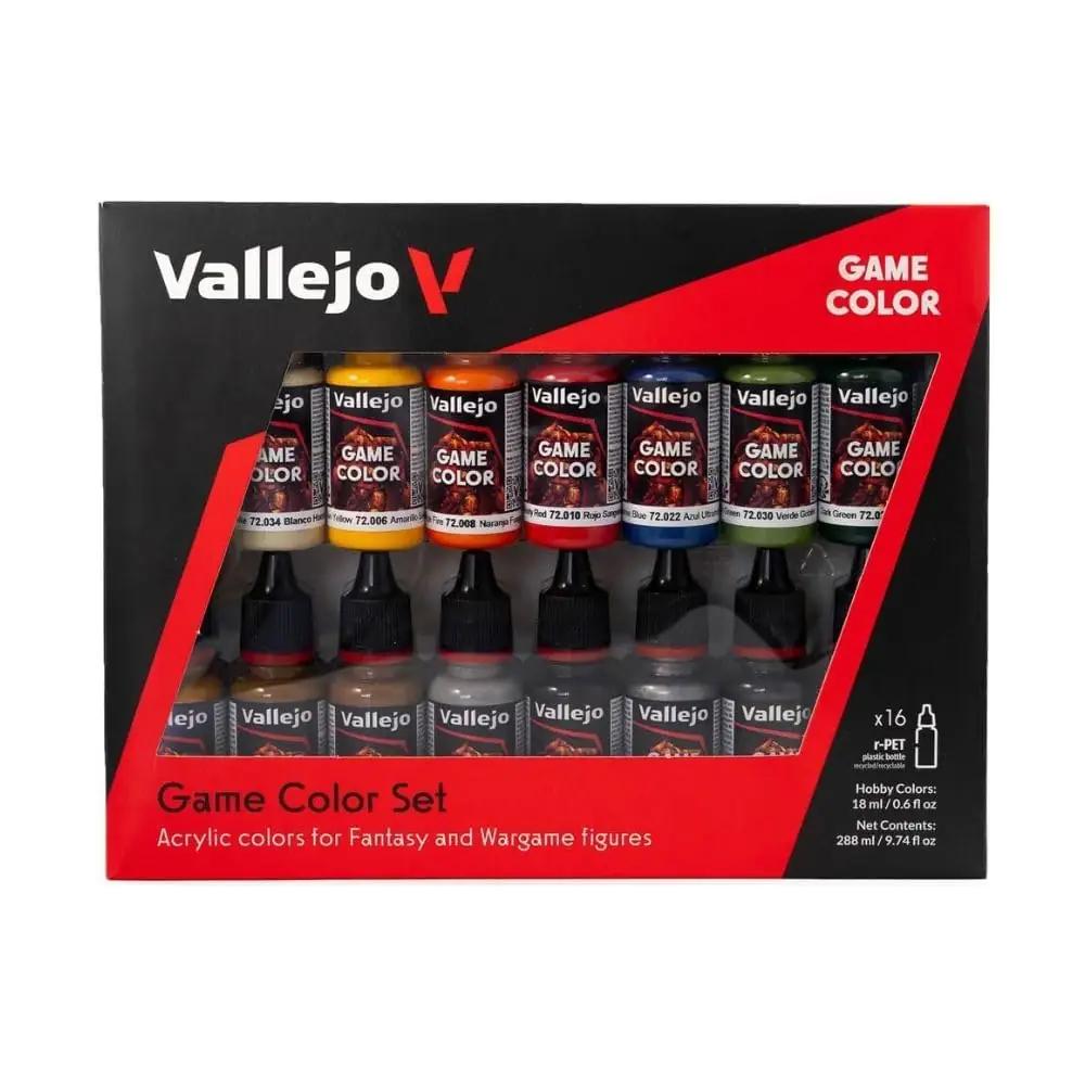 Vallejo akrüülvärvide komplekt 16x18ml detailtöödeks