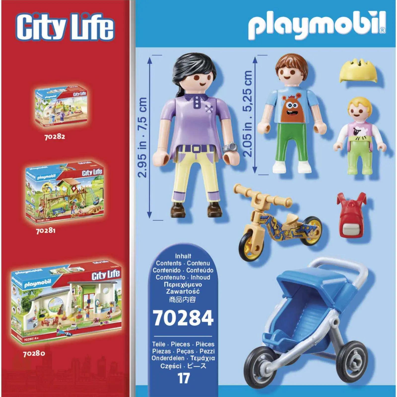 PLAYMOBIL mängukomplekt – ema ja lapsed, loominguline mäng – detailne vaade