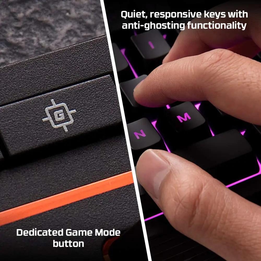 HyperX metallist mängutastatur RGB valgustusega — vastupidav ja – kasutusnäide