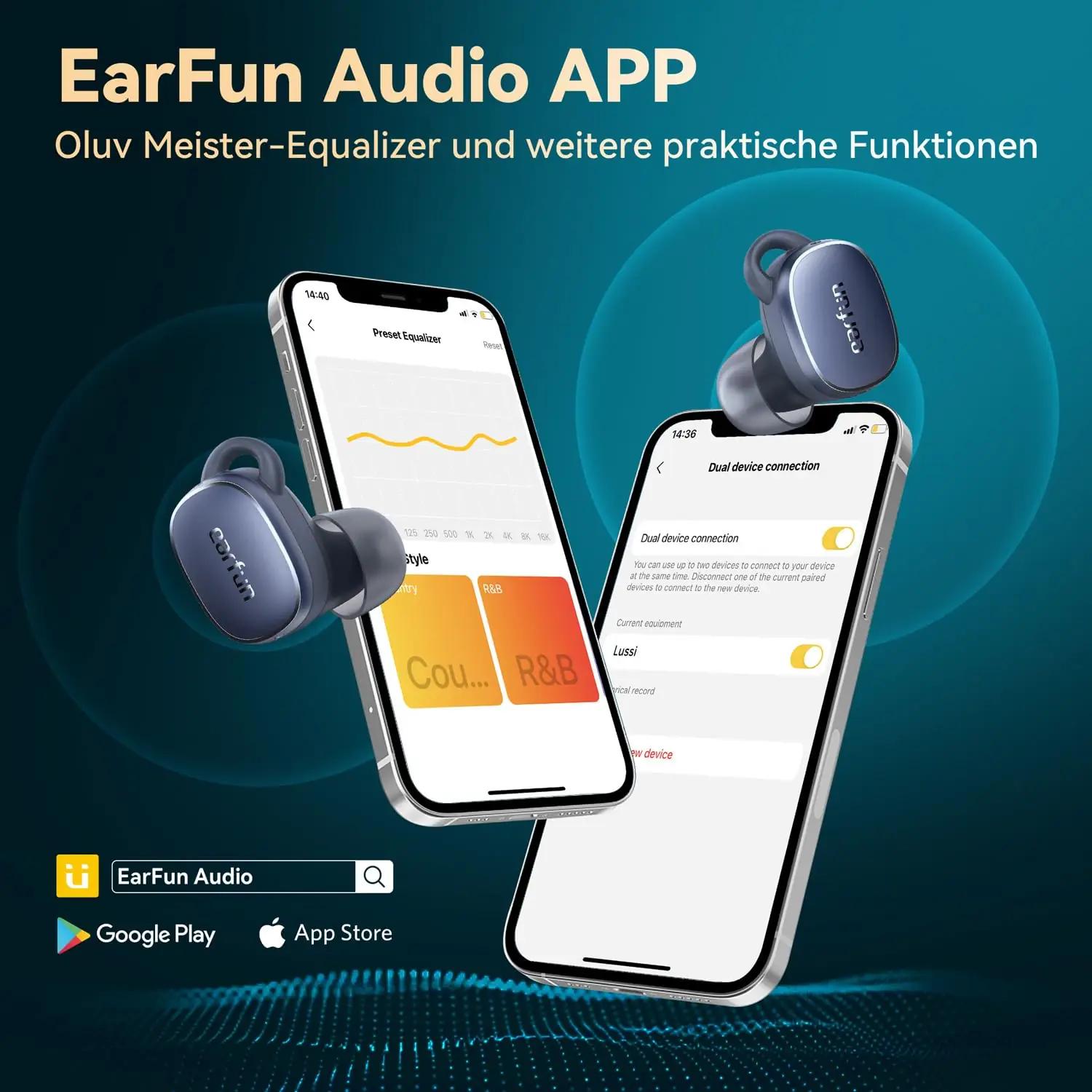 EarFun mugavad in-ear kõrvaklapid — mürasummutusega ja – pilt 6