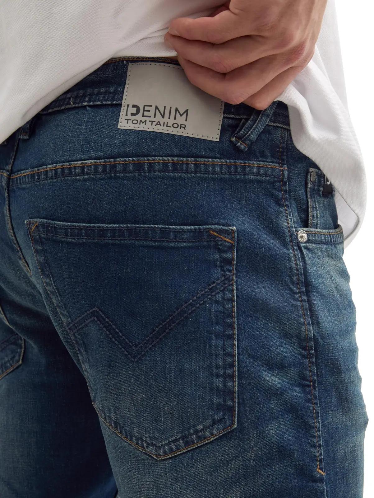 TOM TAILOR Denim mugavad slim teksad – tume stone wash – lisavaade