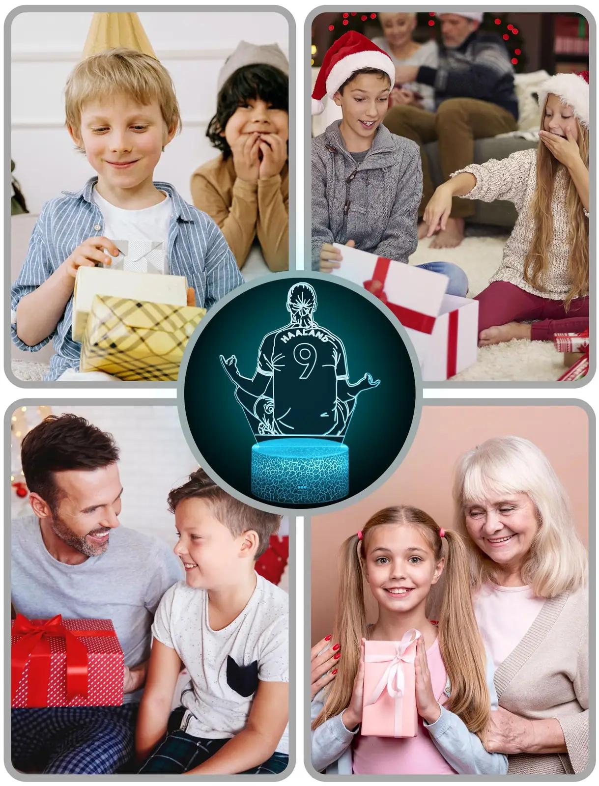 Magiclux akrüülöölamp jalgpallurile – värviline dekoratsioon – lisavaade