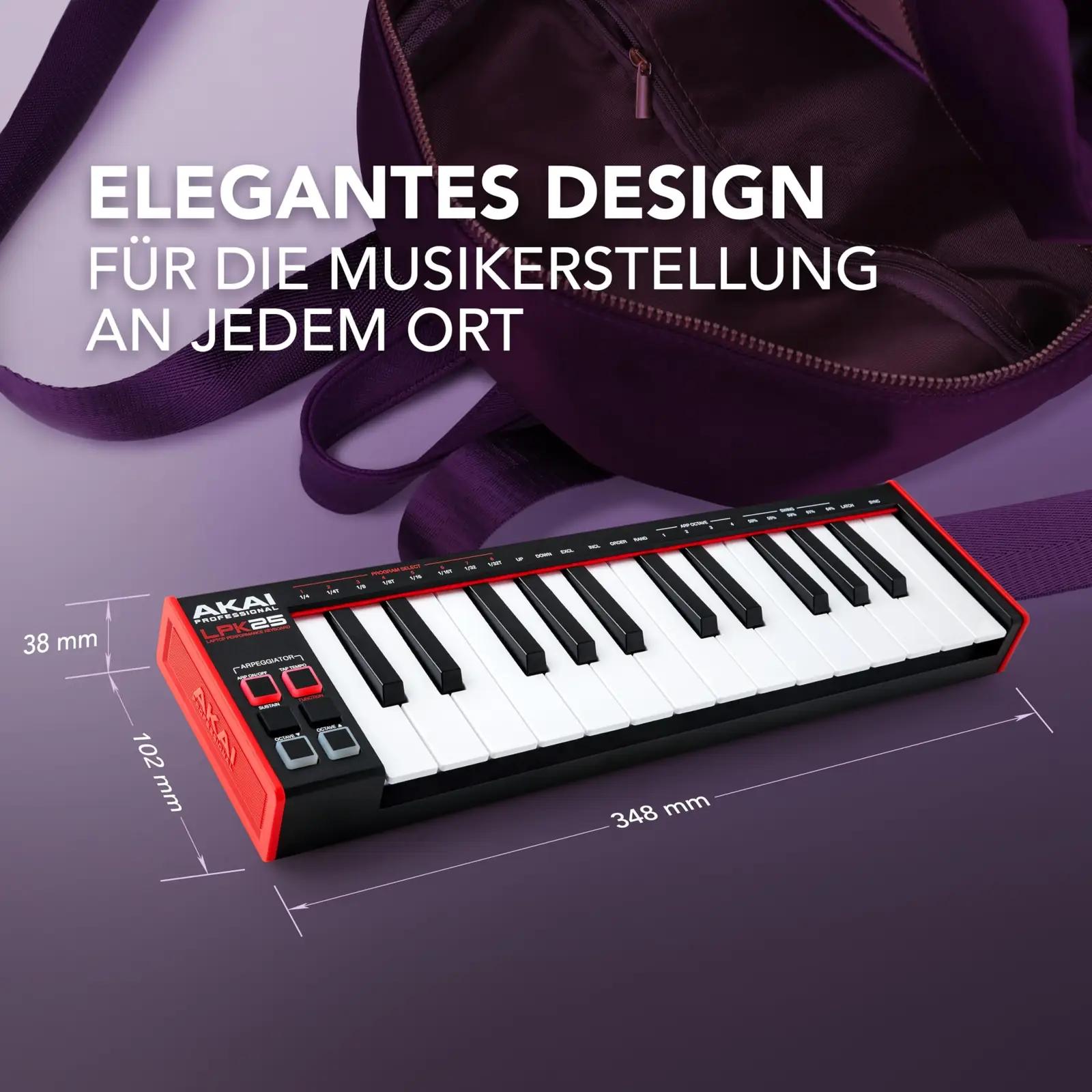 Akai Professional kompaktne USB-MIDI klaver – pilt 6