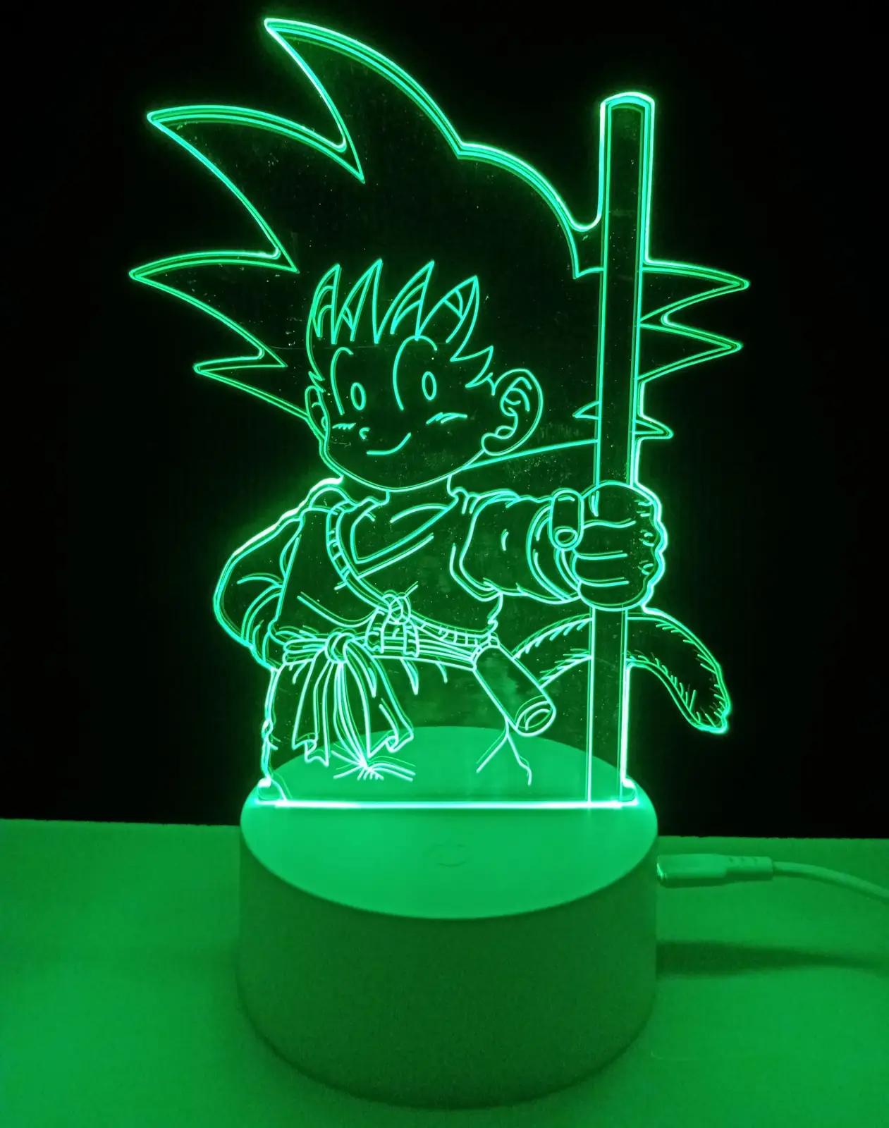 famvacor 3D öölamp lastele — oranz ripats charm ja dekoratsioon – kasutusnäide
