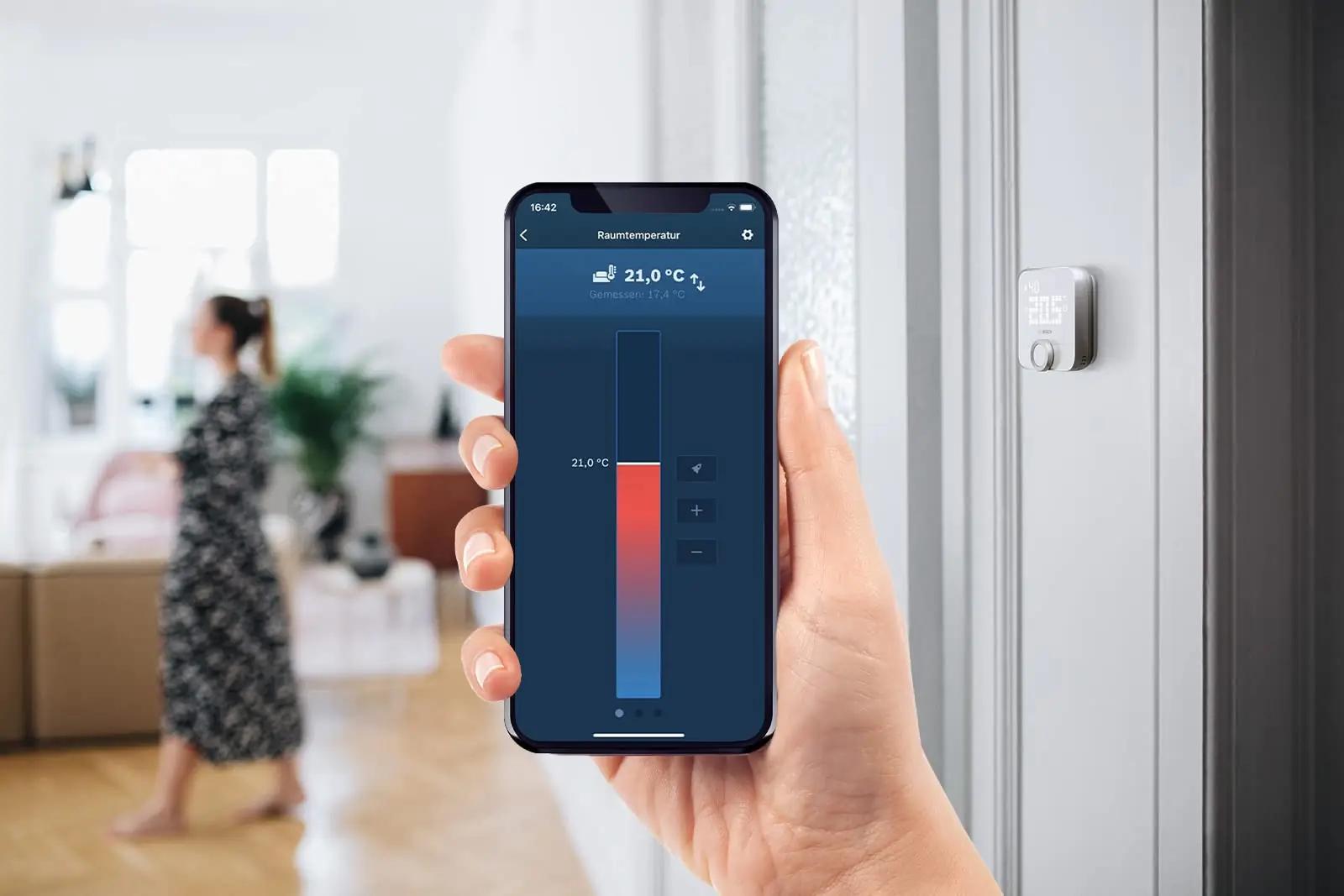 Bosch Smart Home ruumitermostaat II — mugav koduautomaatika – pakend ja tarvikud