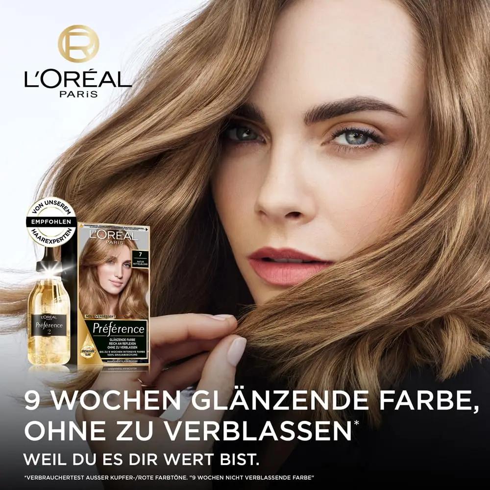 L'Oreal Paris A9940400 värvid – detailne lähivaade