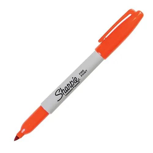 Sharpie vastupidav oranž marker 12-komplekt – püsiv tint – detailne vaade