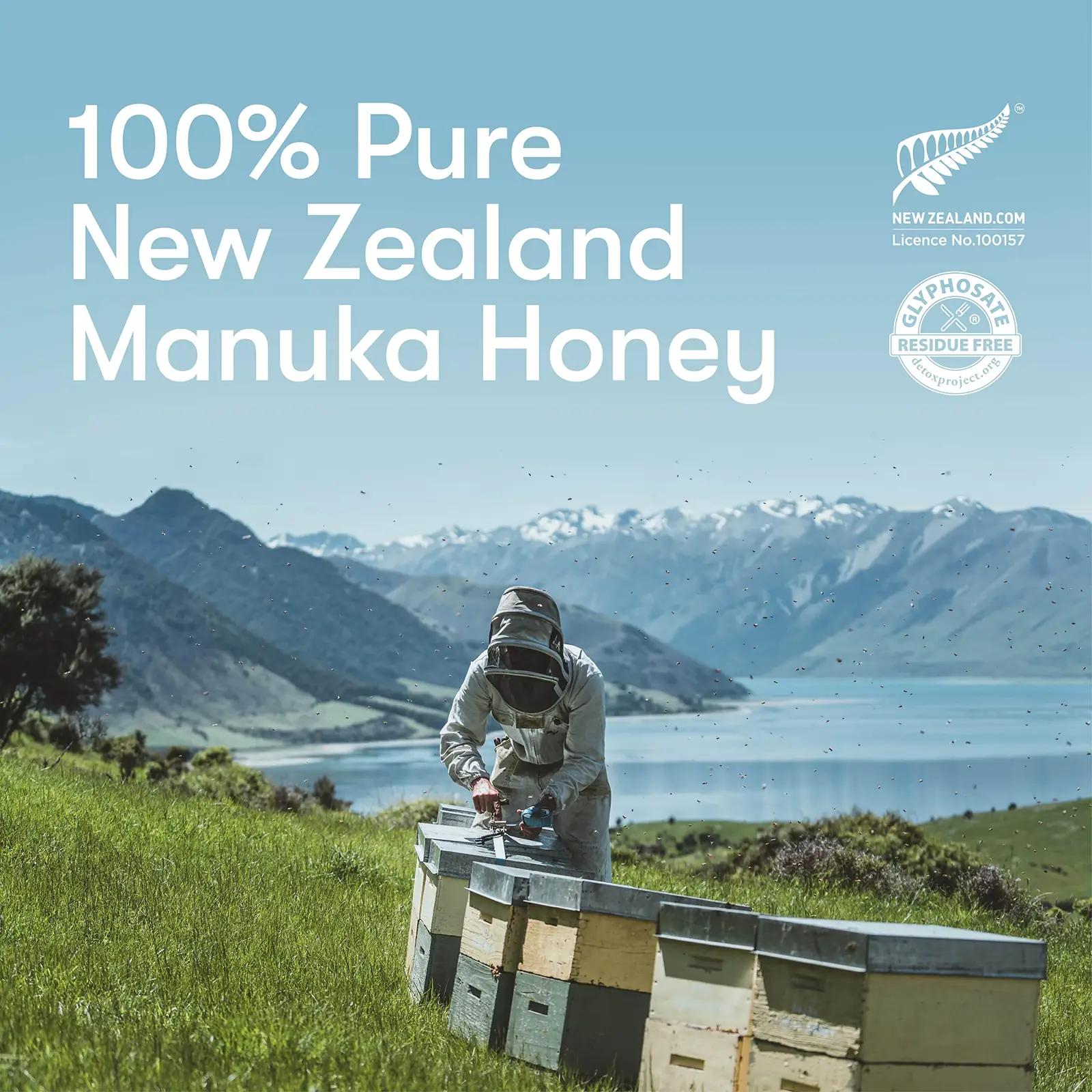 NEW ZEALAND HONEY CO Manuka mesi 250 g – tugev antibiini efekt – pilt 8