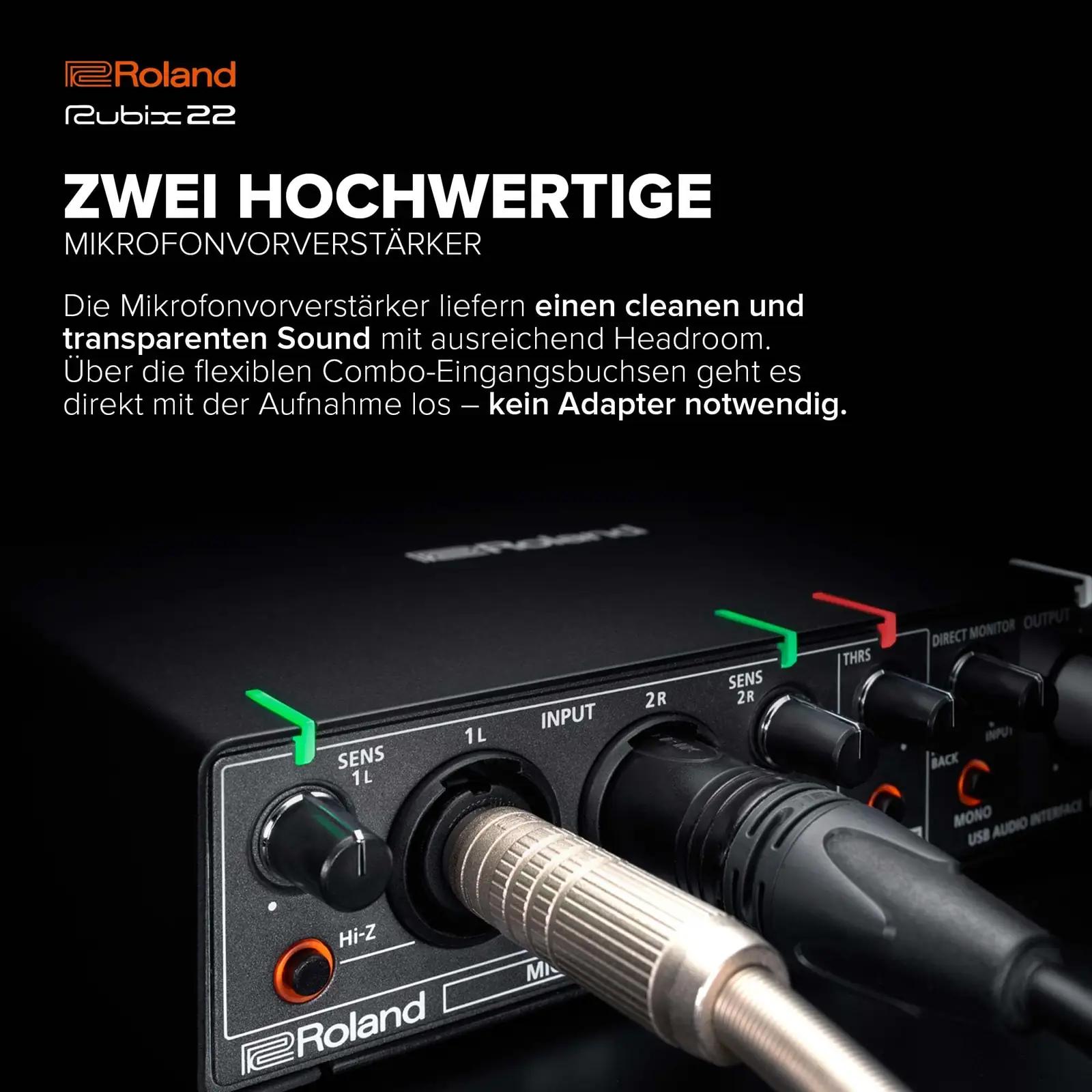 Roland stiilne ja vastupidav USB-audioliides stuudiosse ja lavale – lisavaade