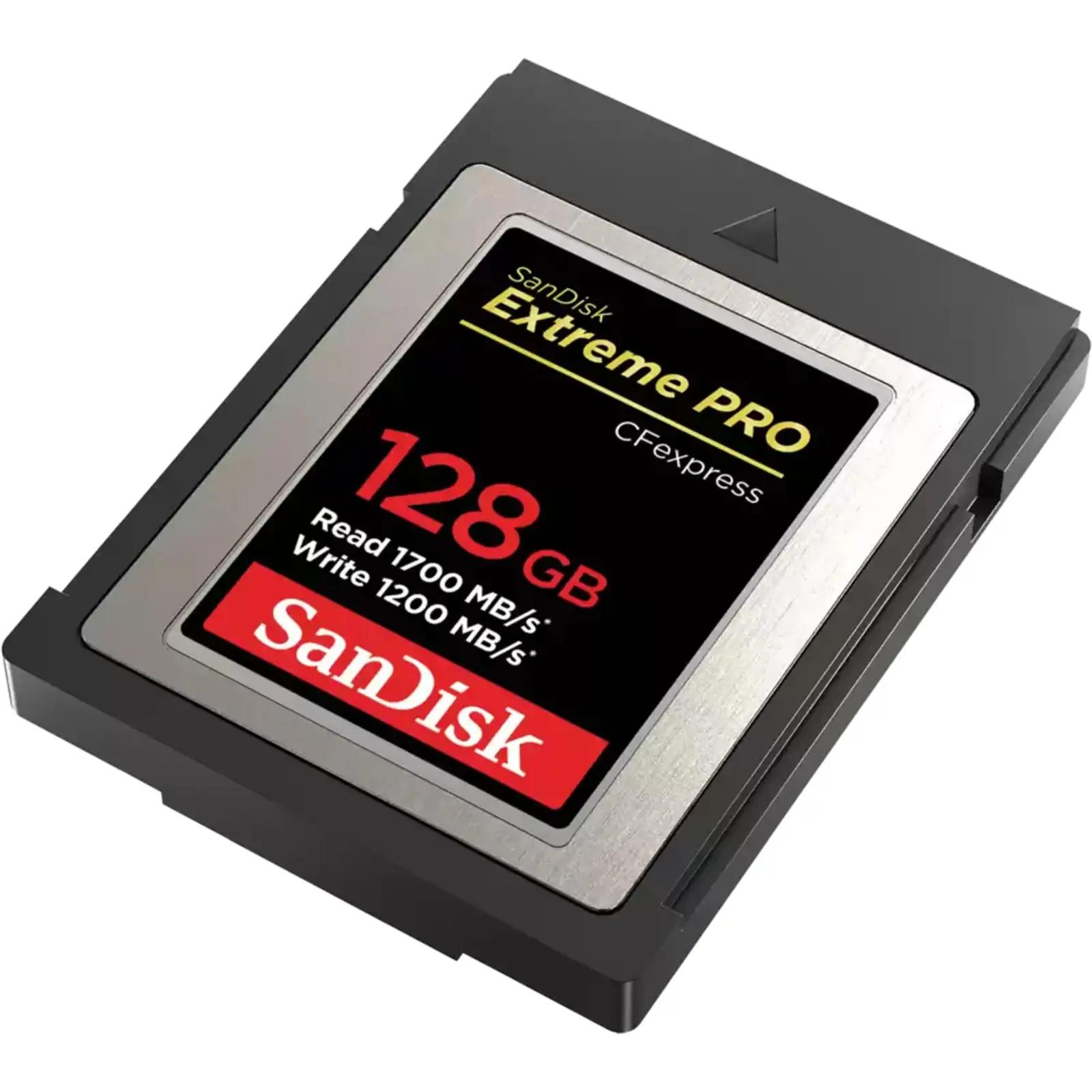 SanDisk kiire 128 GB CFexpress kaart – professionaalne salvestus – pakend ja tarvikud