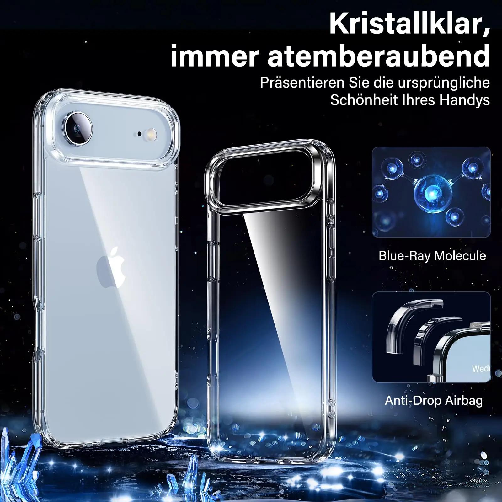 UniqueMe läbipaistev kaitseümbris iPhone Air jaoks – kasutusnäide