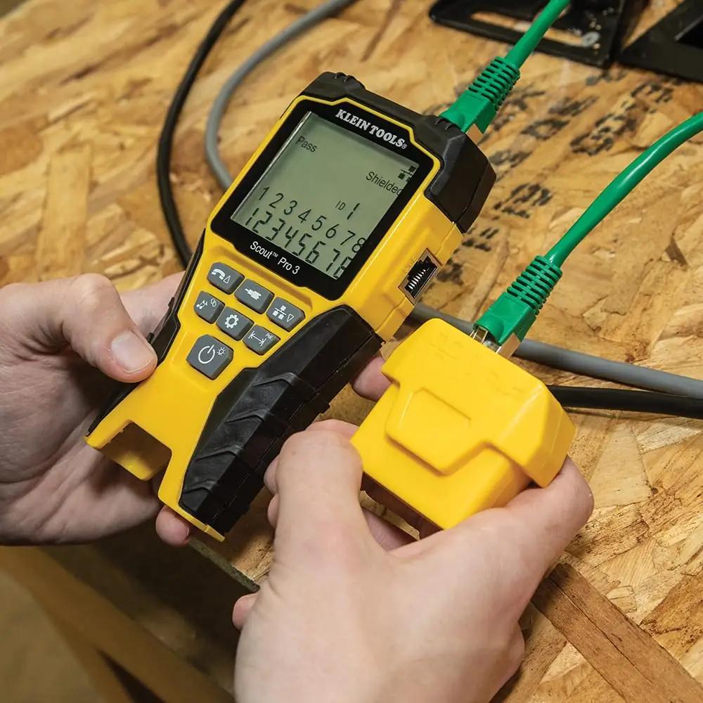 KLEIN TOOLS vastupidav kabelitester – kiirem vigade leidmine – pakend ja tarvikud