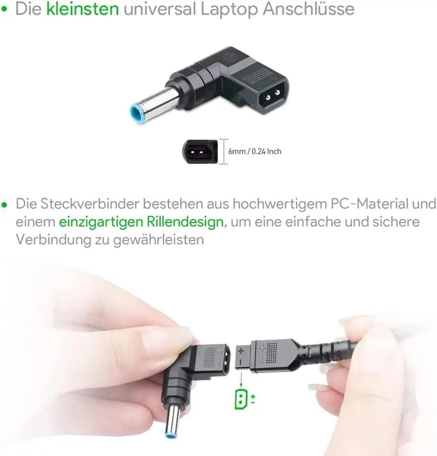 HKY universaalne 65W sülearvutiadapter – mitmeotsaline lahendus – lisavaade