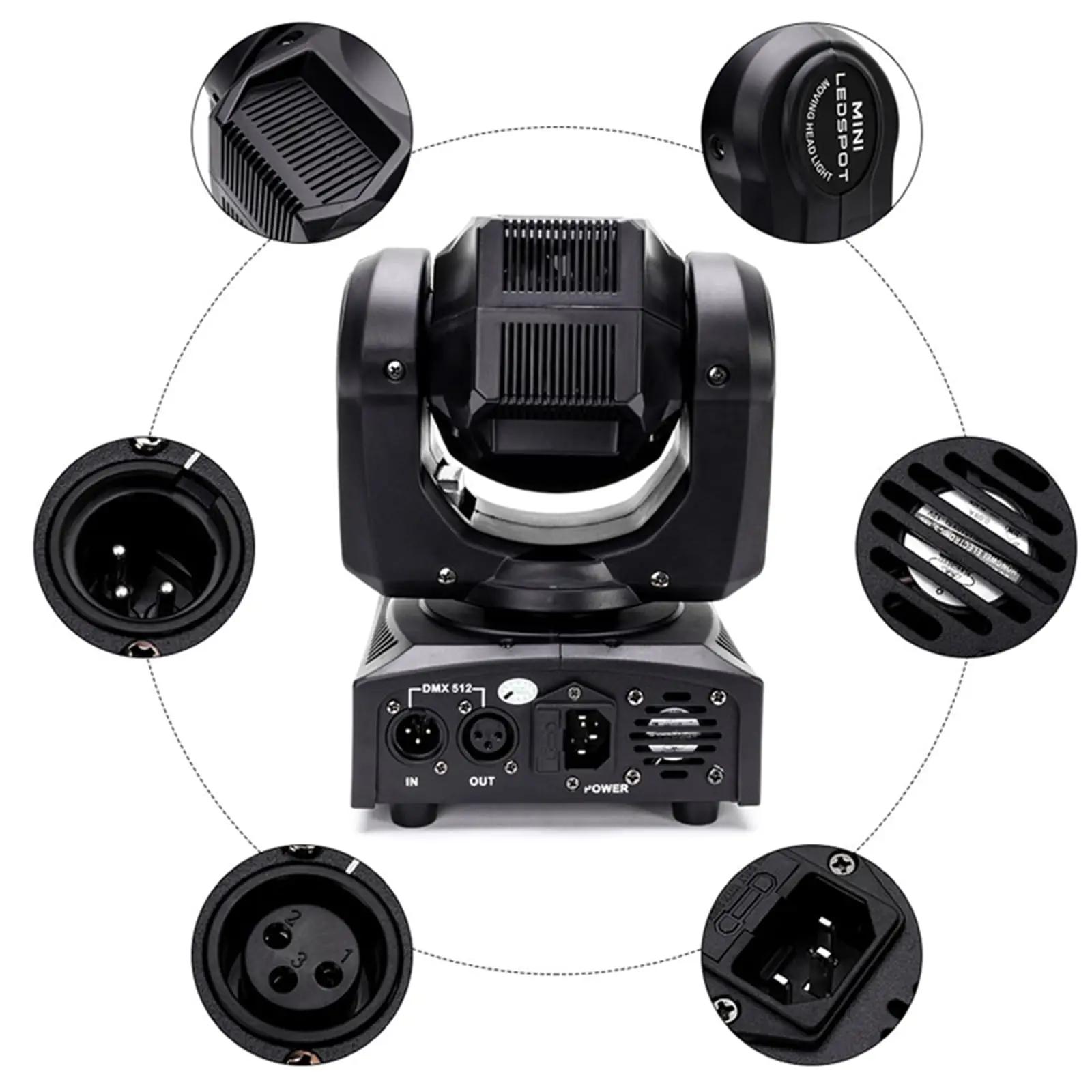 U`King LED-moving head 50W – kompaktne DJ-valgusti kingituseks – pilt 8