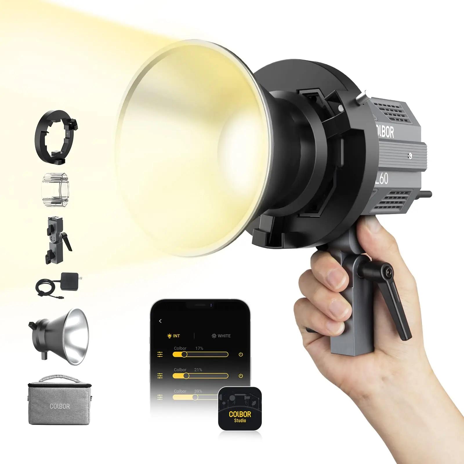 Moman valgusstuudio LED-lamp – reguleeritav 65W CL60-DE
