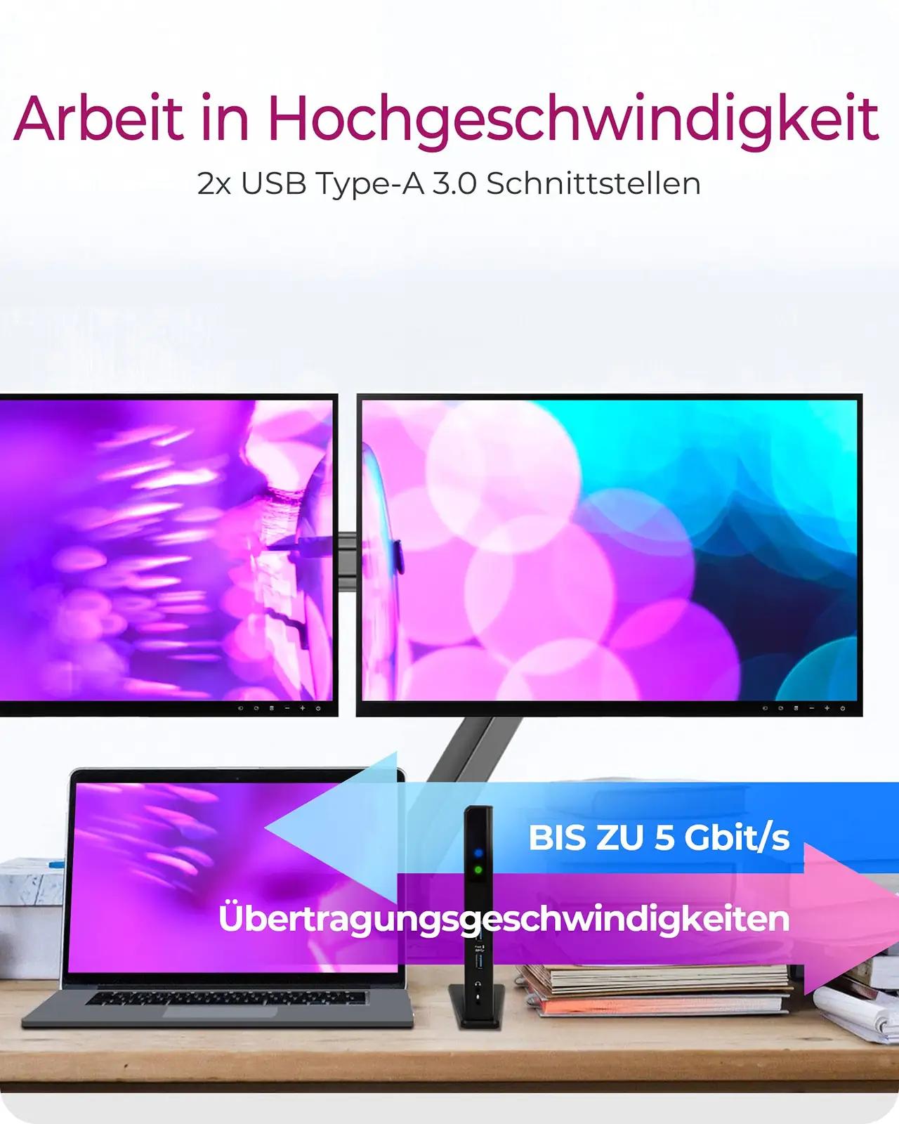 ICY BOX USB-C dokk (11‑in‑1) — mitmekülgne ühenduslahendus – kasutusnäide