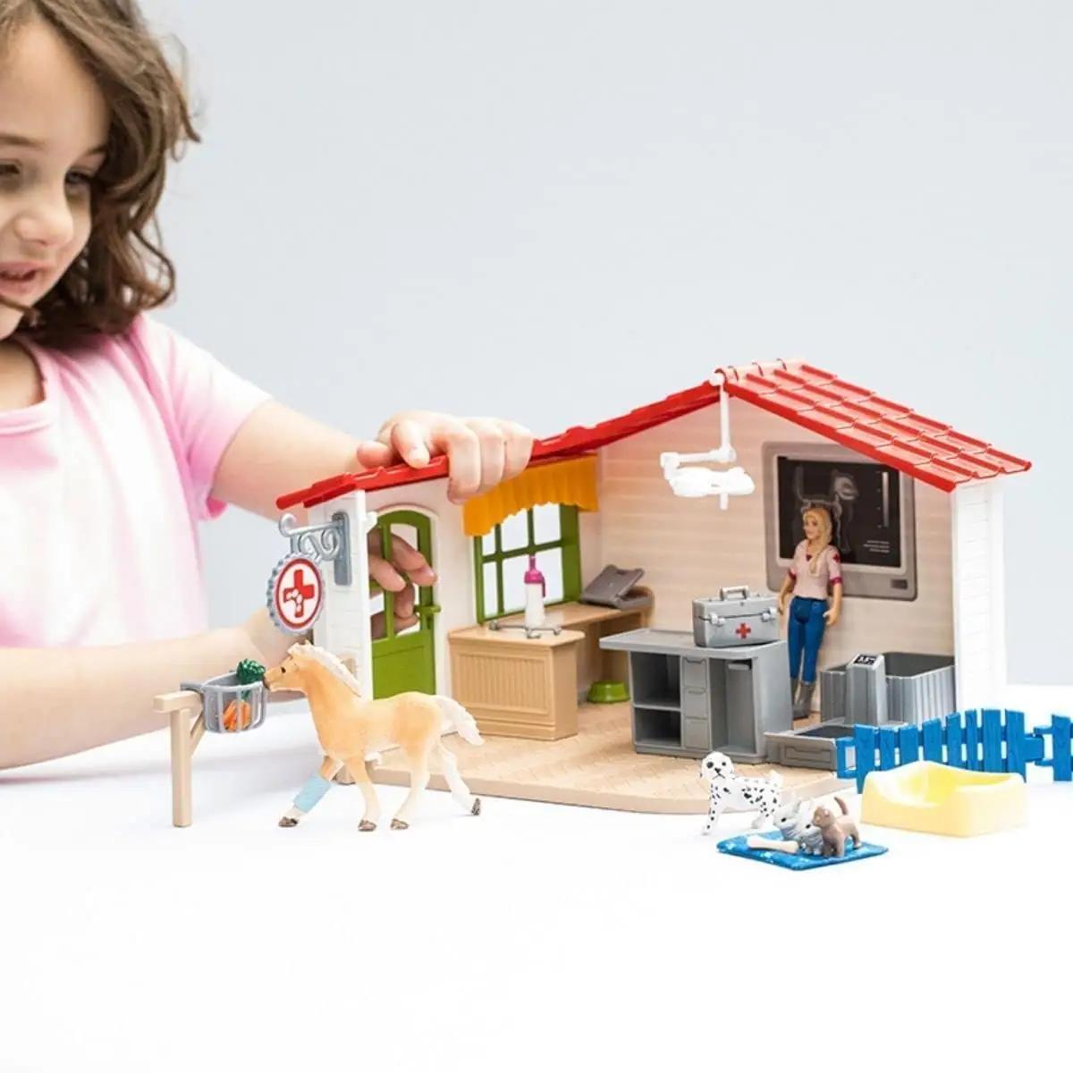 SCHLEICH mängukomplekt loomaarstipraksis – hariv kingitus lastele – pilt 6