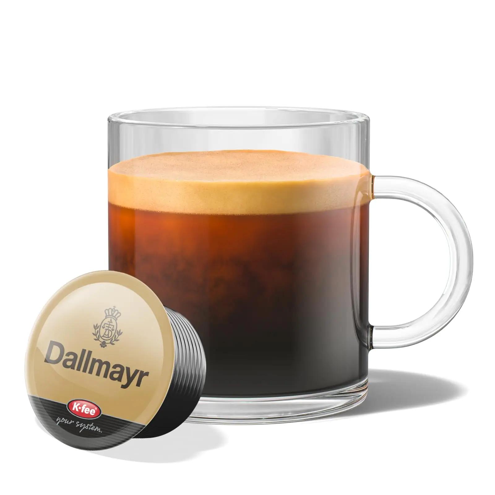 K-FEE Dallmayr Crema prodomo – täidlane kohvielamus kingituseks – kasutusnäide