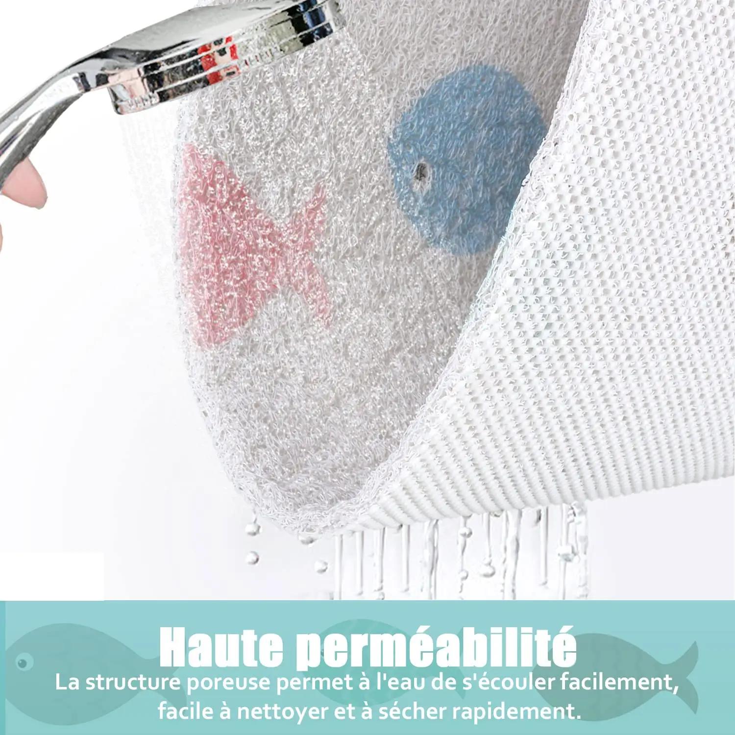MACUNIN libisemiskindel dušimatt 60×60 cm – pehme PVC – pakend ja tarvikud