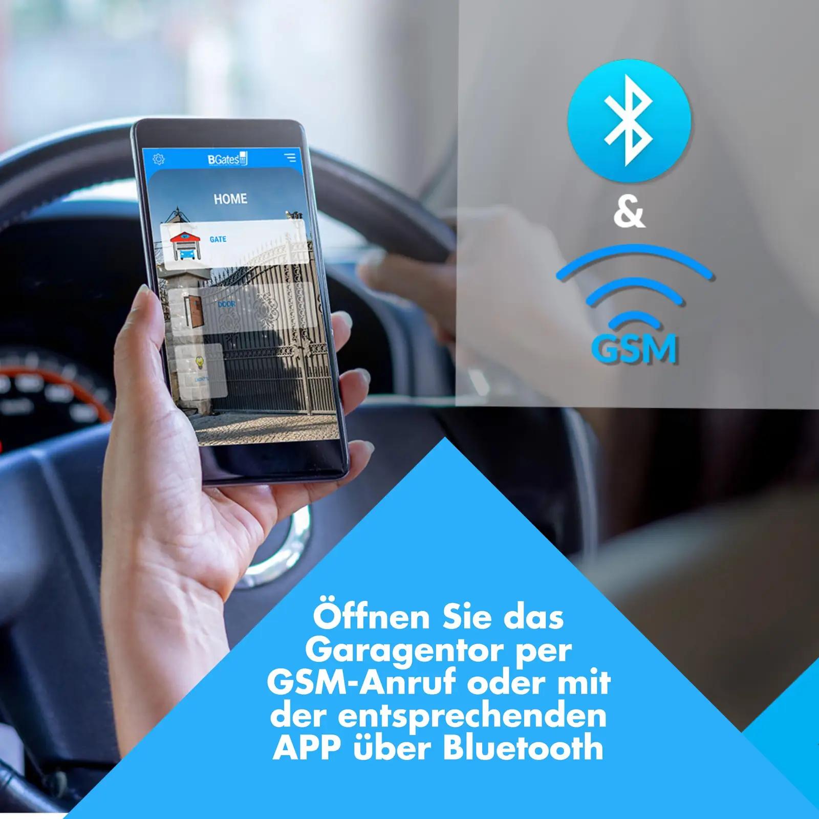 BGates nutikas garaažiukse avaja — GSM ja Bluetooth juhtimine – pakend ja tarvikud