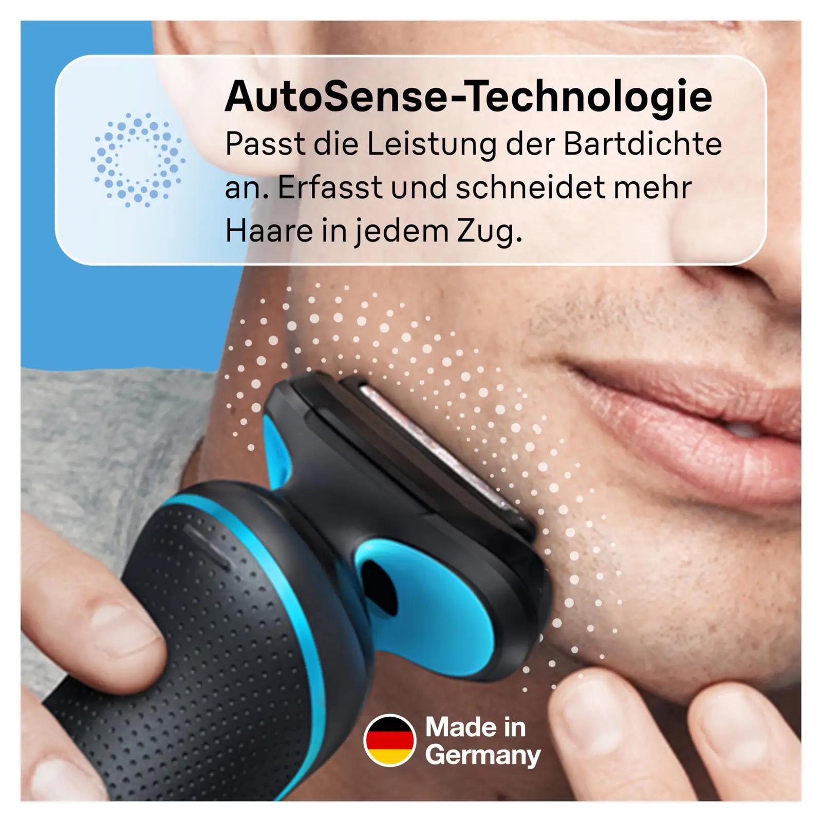 Braun mintroheline Series 5 elektriline habemenuga – kasutusnäide