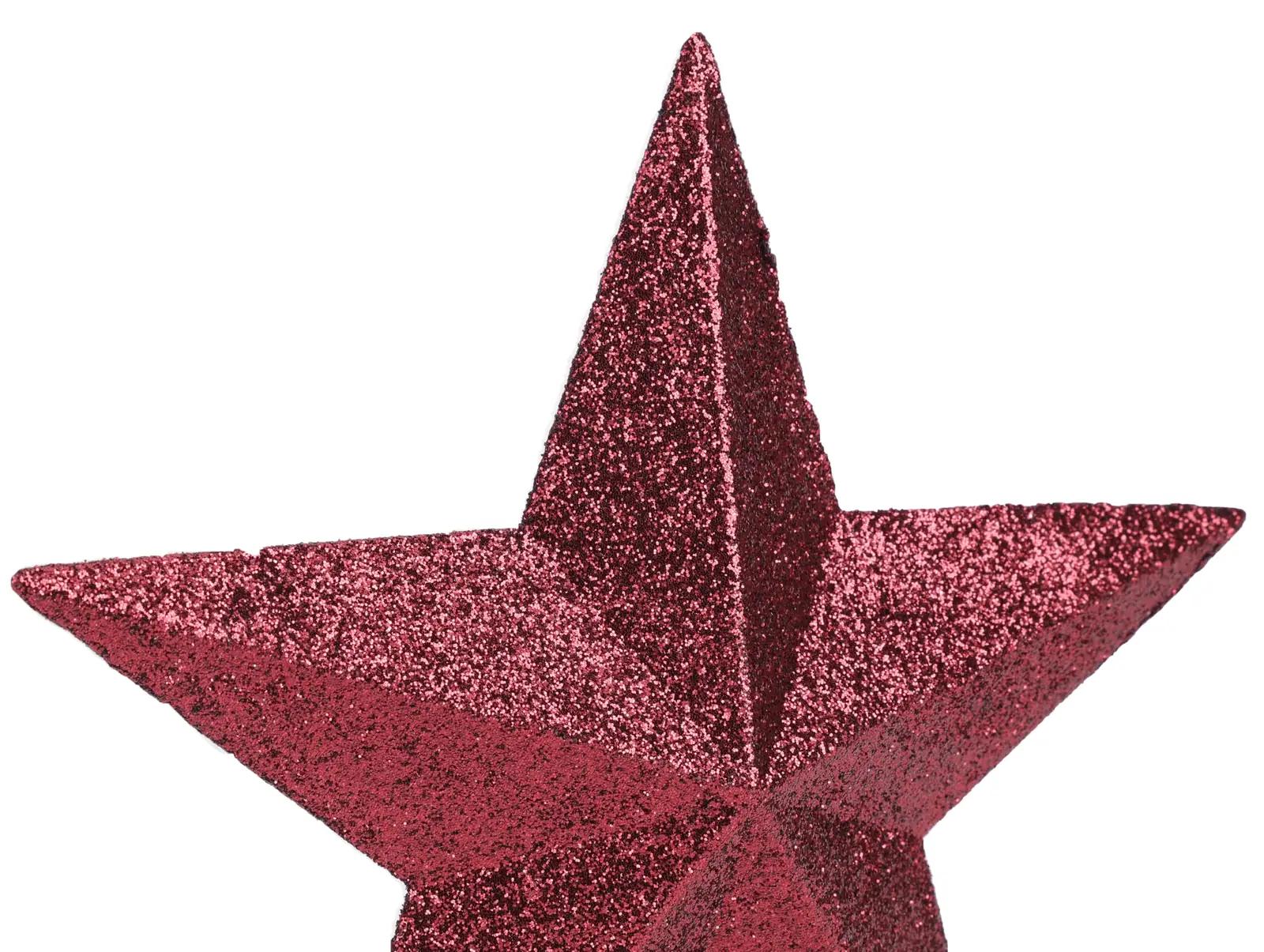 Christmas Concepts Rioja-punane kuuseotsak glitriga – kasutusnäide