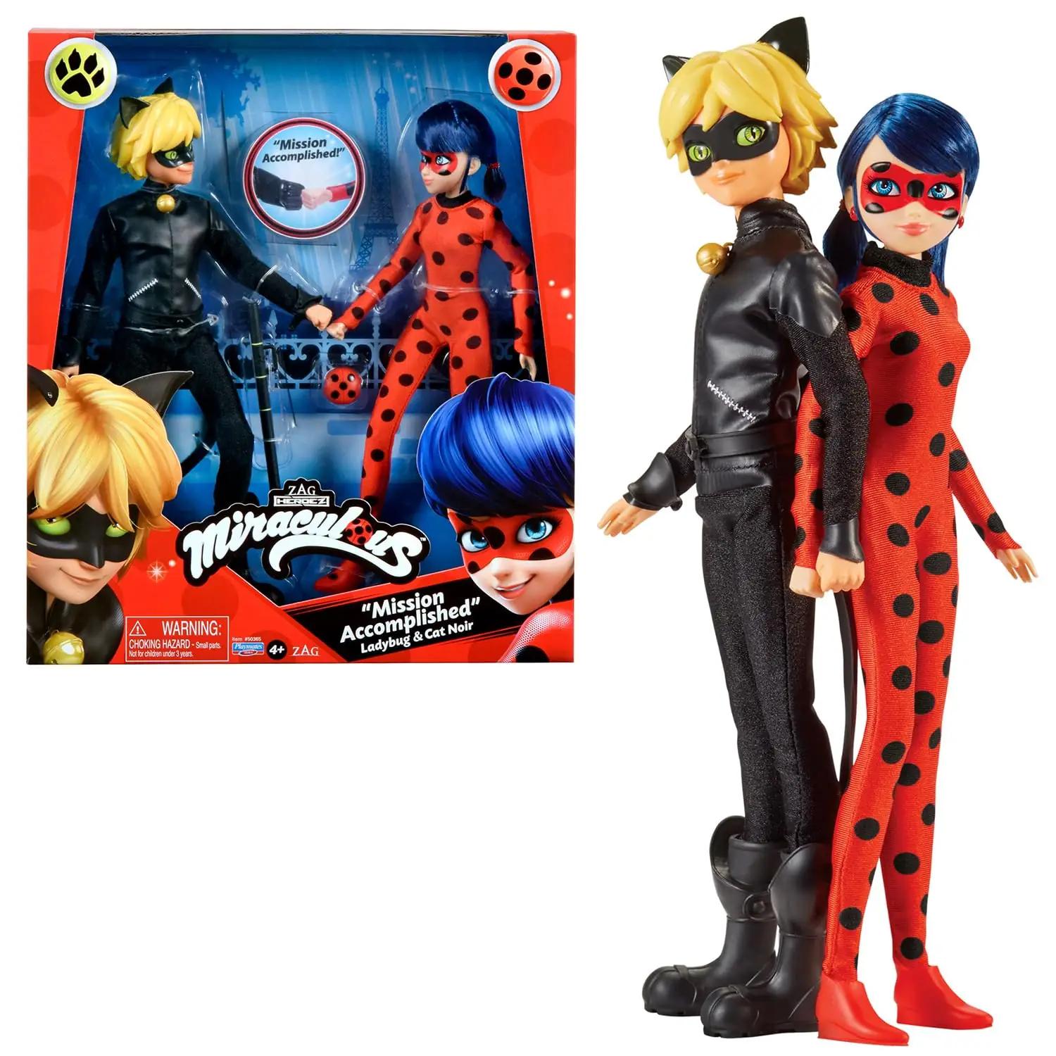 BANDAI Miraculous komplekt: 2 painduvat nukku mänguks ja