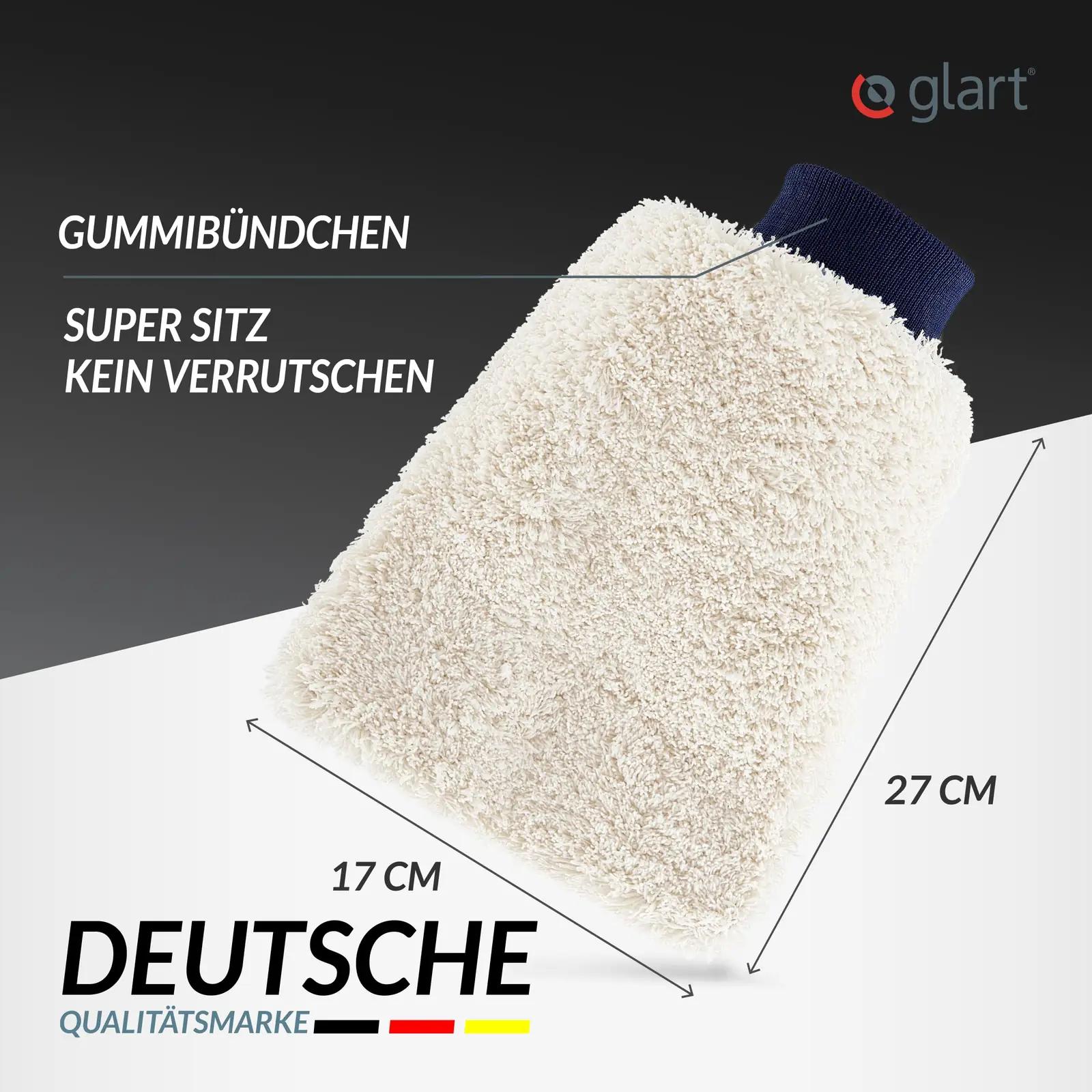 Glart pehme mikrofiberkinnas auto pesuks — 3 tk komplekt – lisavaade