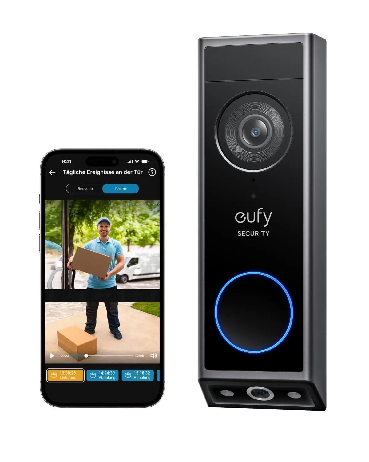 eufy Security metallist video-uksekell E340